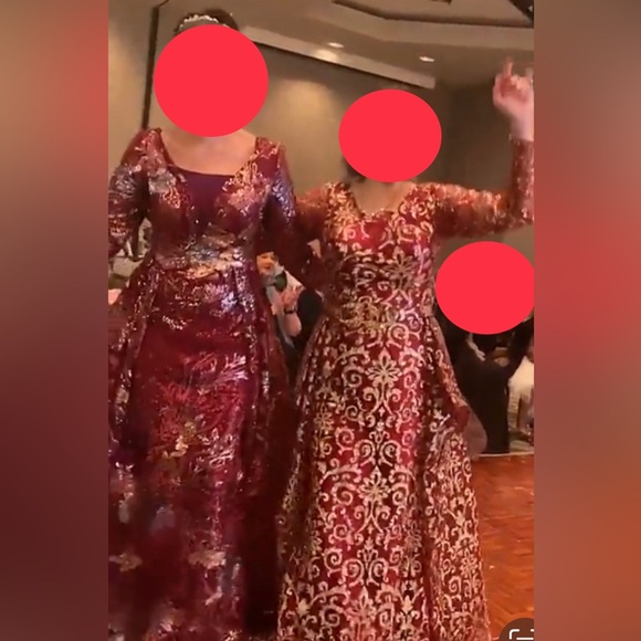 Elegant Stunning Red Evening Gown - Picture 3 of 5